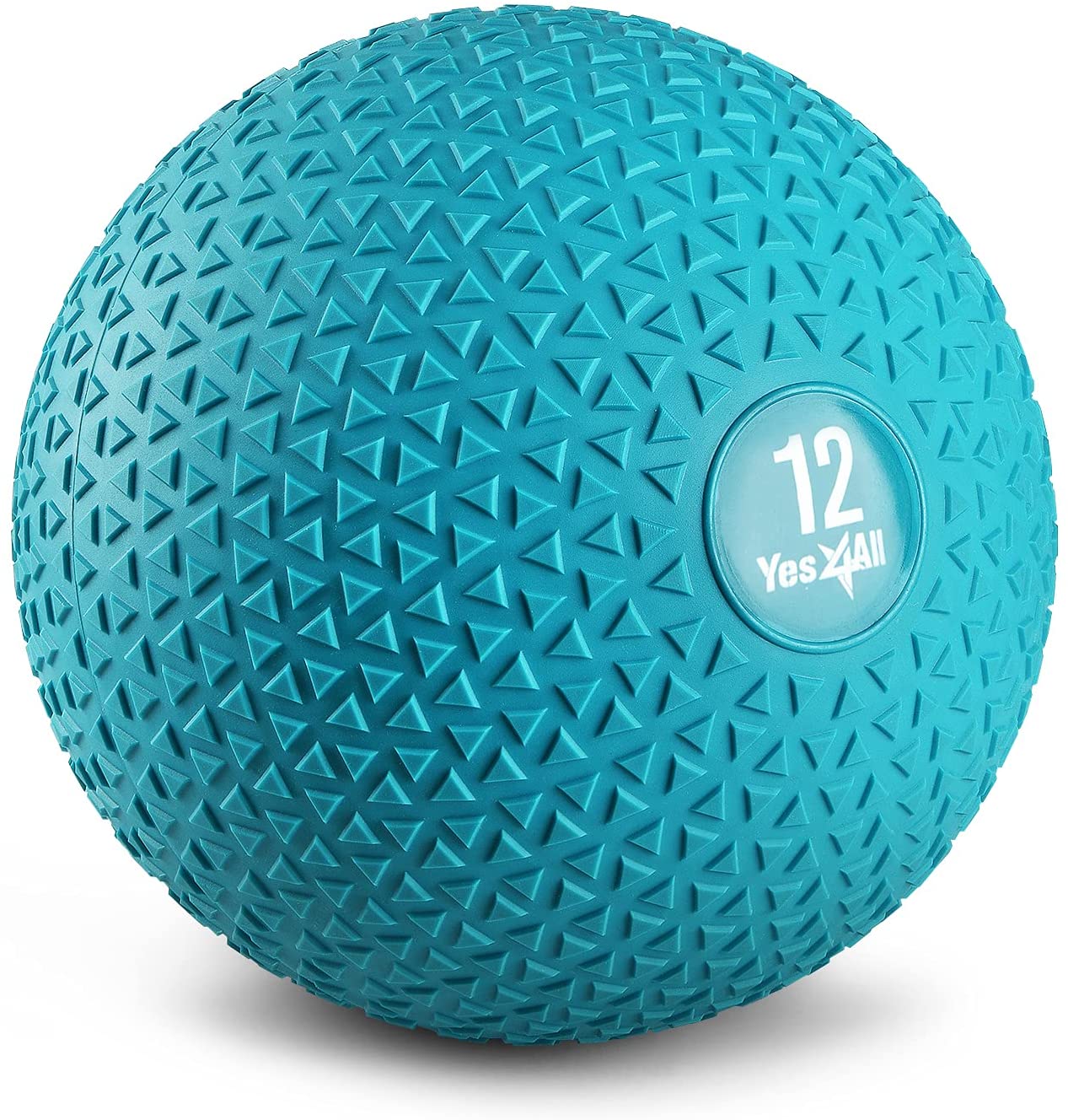 Yes4All Slam Balls (Black, Blue, Teal, Orange & Glossy) 10-40lbs for Strength and Crossfit Workout – Slam Medicine Ball