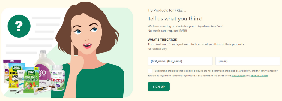 Try new products for free